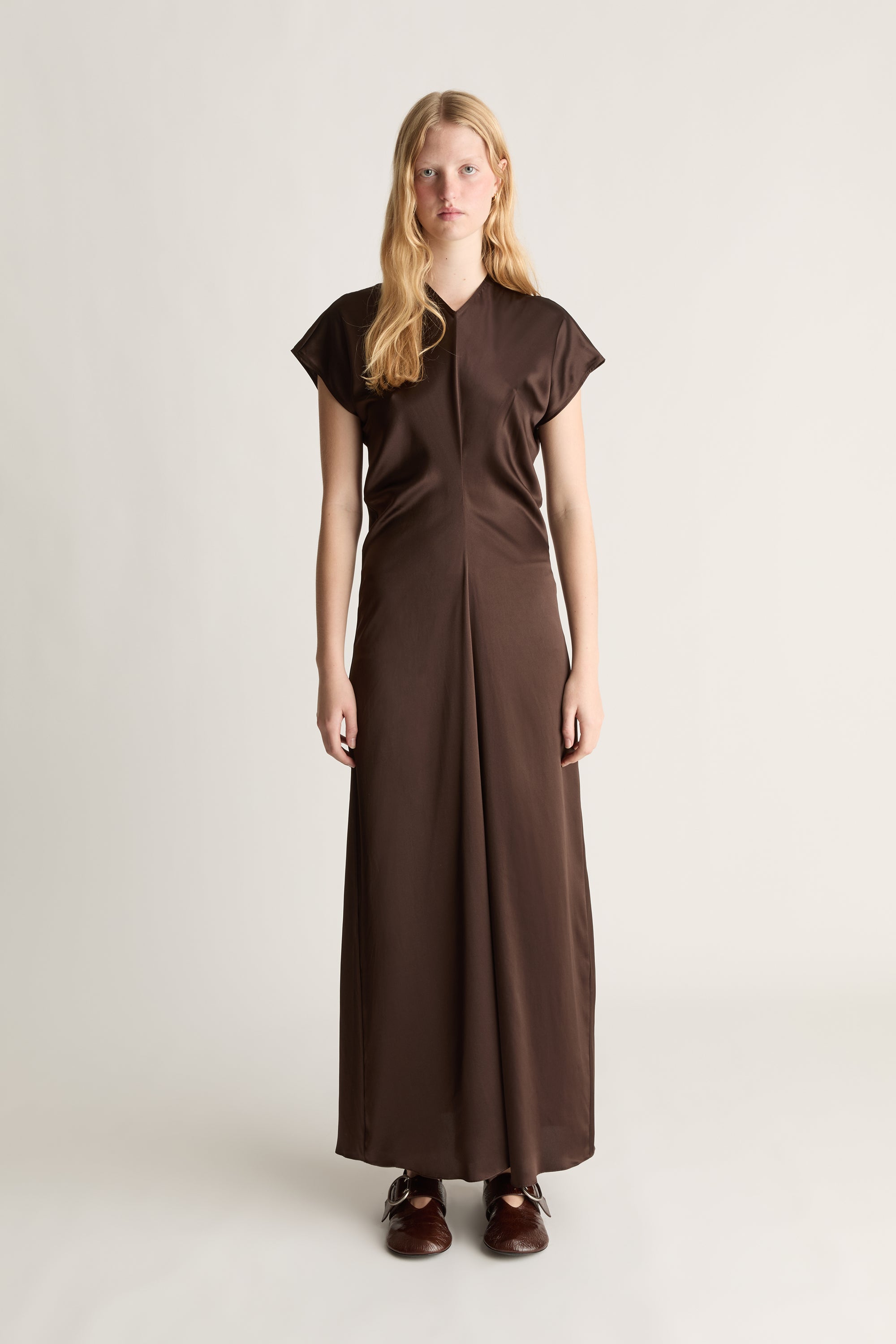 Stella Silk Satin Maxi Dress