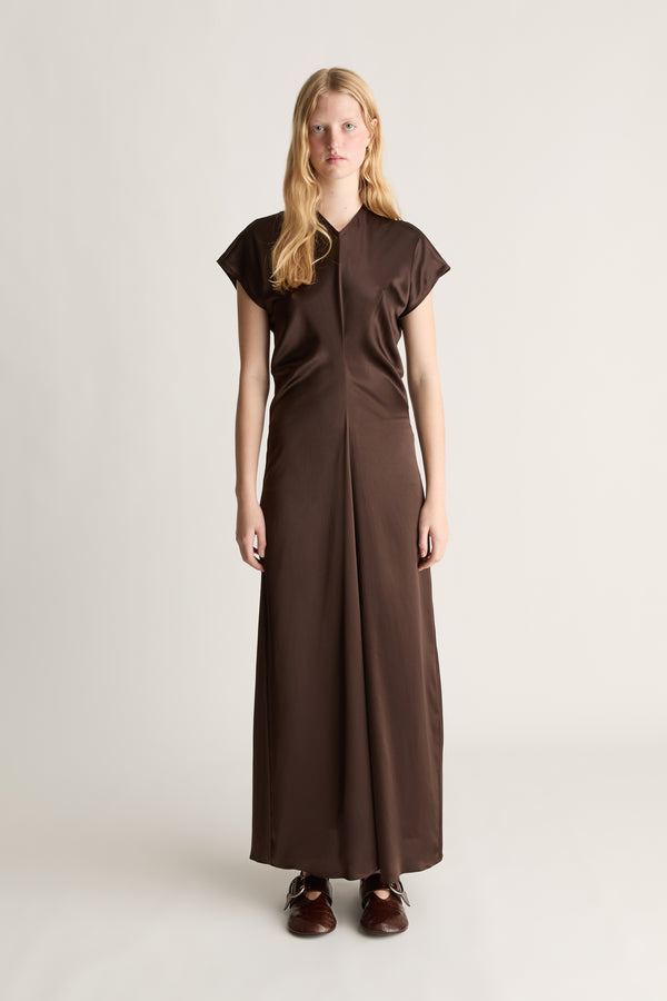 Stella Silk Satin Maxi Dress