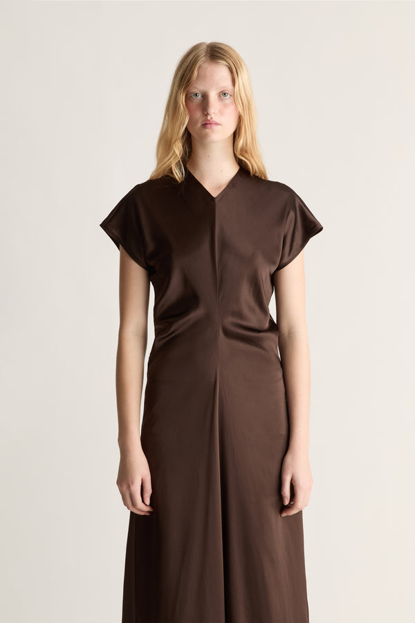Stella Silk Satin Maxi Dress