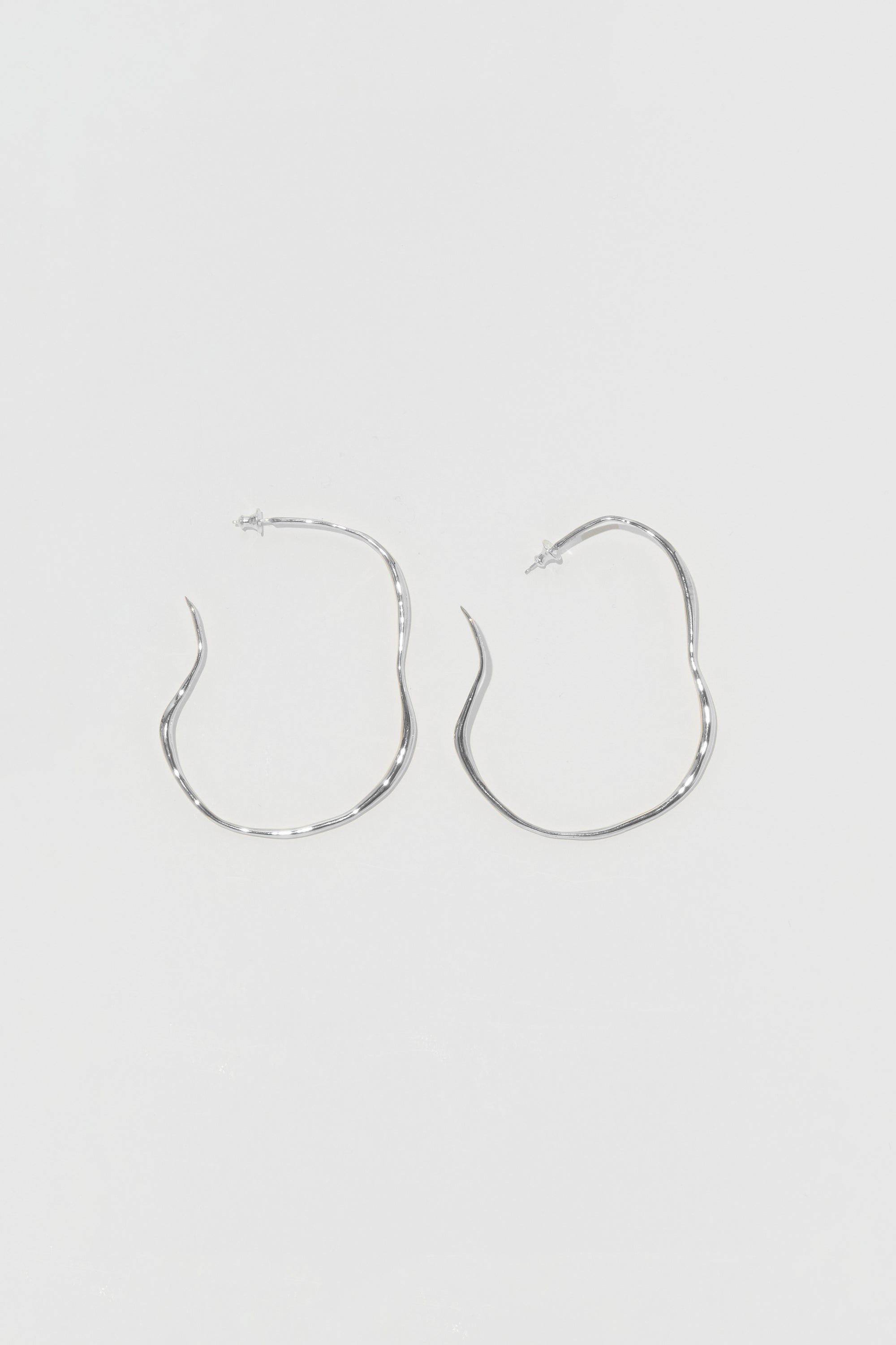 Faris Large Vero Hoops Silver