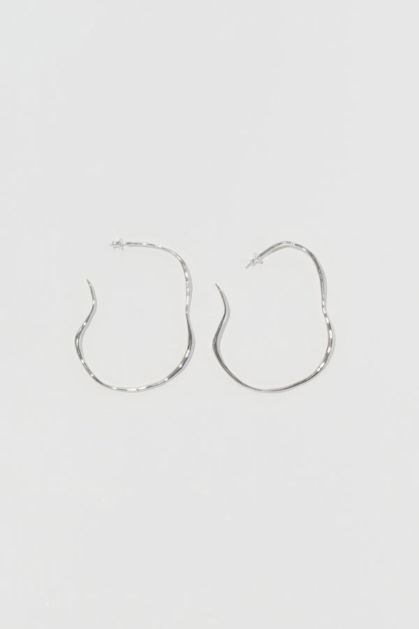 Faris Large Vero Hoops Silver