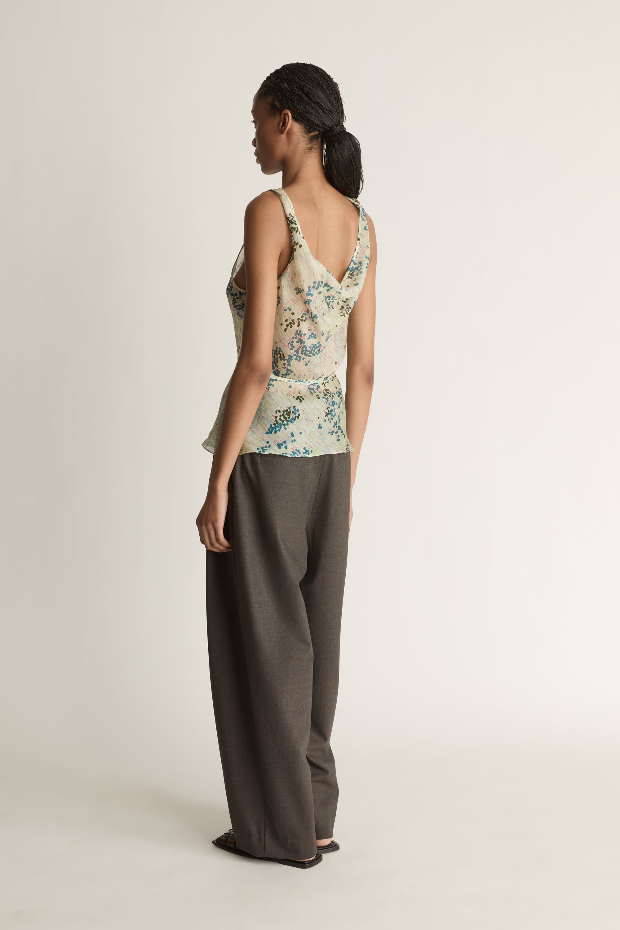 Willow Silk Bias Top