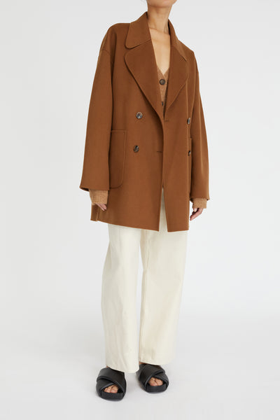 Camel on sale reefer coat