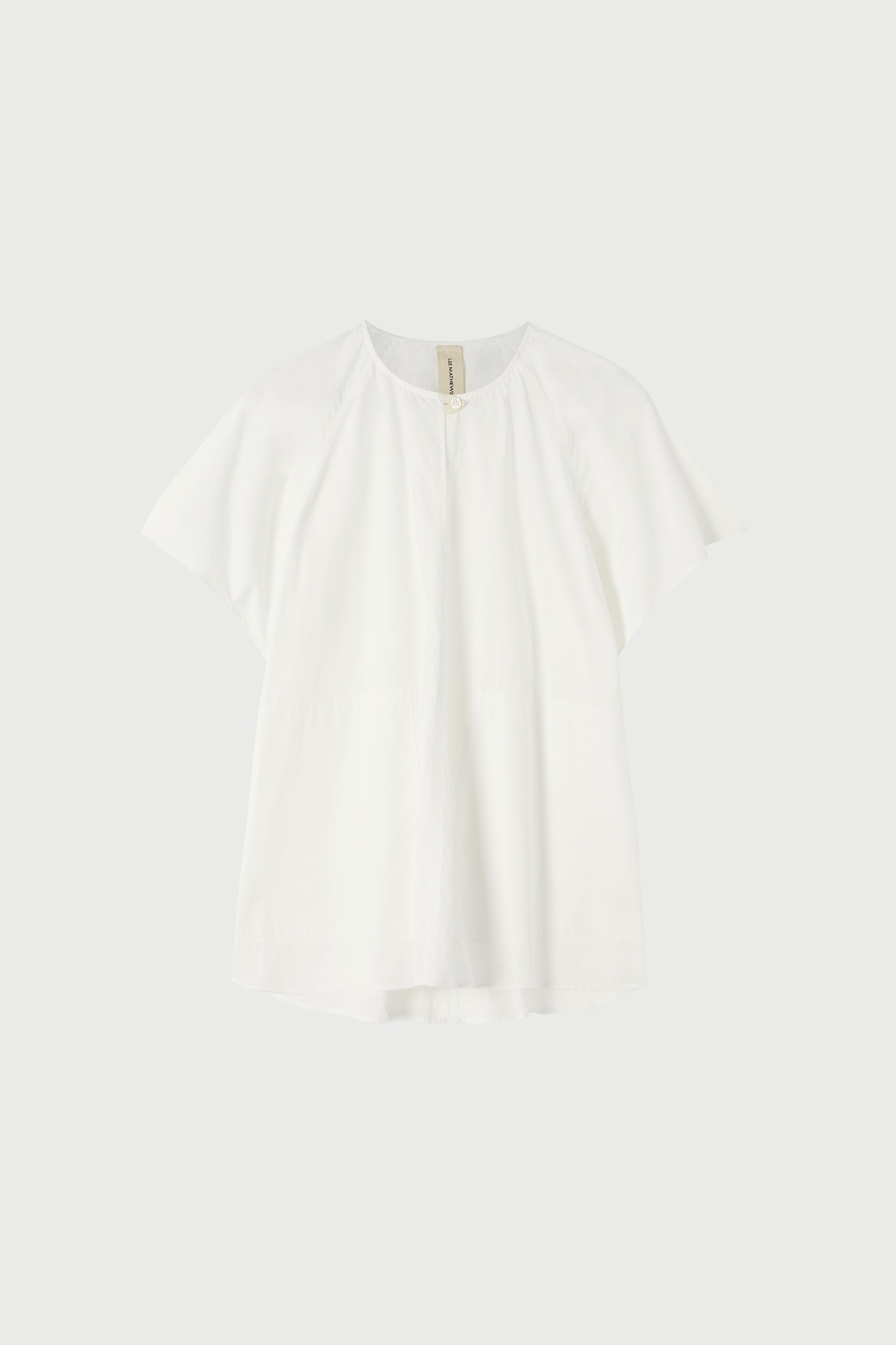 LM Poplin Tee White