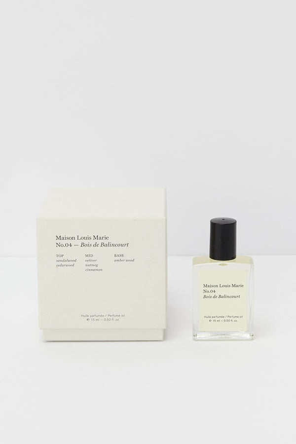 Maison Louis Marie Perfume Oil - No. 04 'Bois De Balincourt'